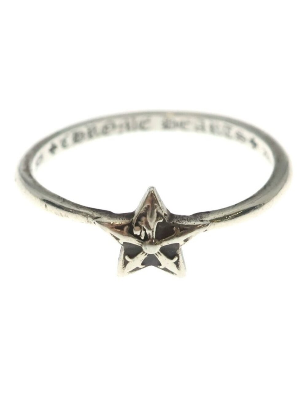 Chrome Hearts Bubblegum Star Ring Silver